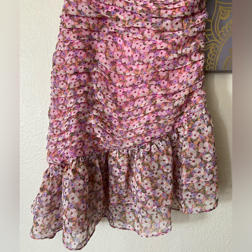 ASTR THE LABEL One Shoulder Ruched Mini - Picture 5 of 10